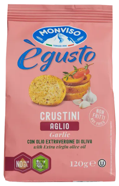 Hovedbilde Panmonviso crustini m/hvitløk & persille 120 ...