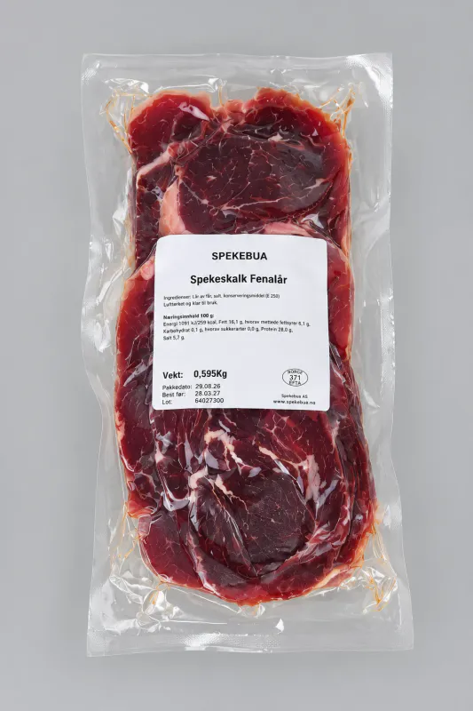 Fenalåravskjær, Oppdal spekemat, ca 250-350g