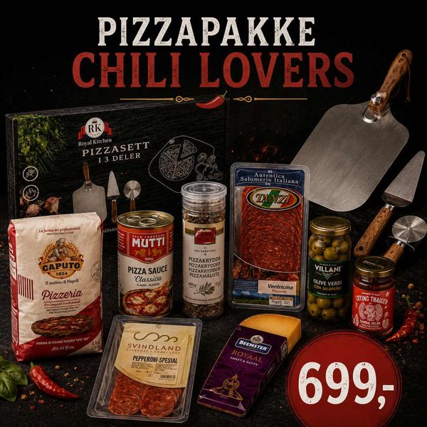 Hovedbilde Royal Kitchen Pizzapakke Chili Lovers