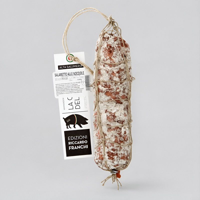 Salametto Nocciole (Hasselnøtt) Ca 300g - Franchi