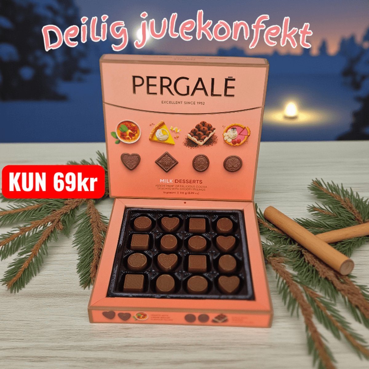 Julekonfekt Pergale 