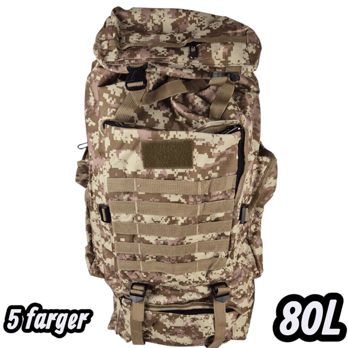 Militærsekk 80L