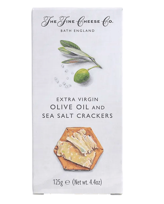 Hovedbilde Fine cheese crackers m/olivenolje & havsalt 125g