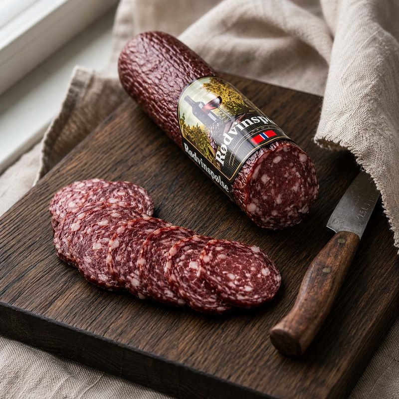 Rødvinspølse 500g