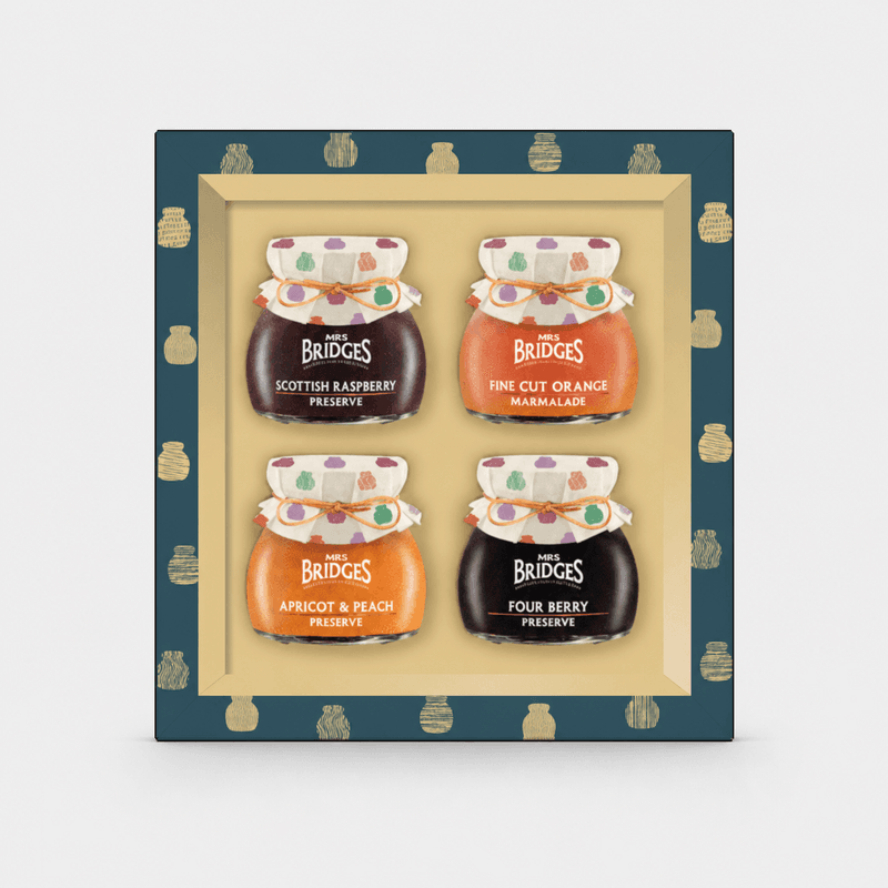 Mrs Bridges Gold & Green Gift Pack (4x113g)
