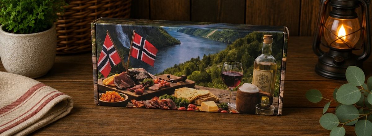 Gaveeske Norsk Tradisjon (27,5x11,5x5cm)