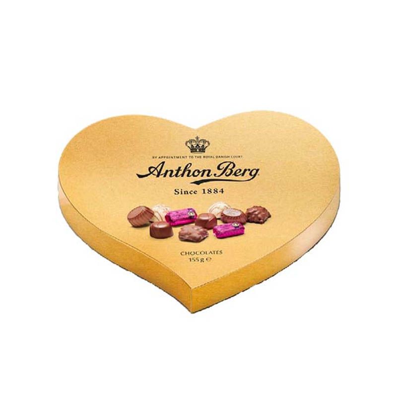 Anthon Berg Hjerteformet Gaveeske 155g