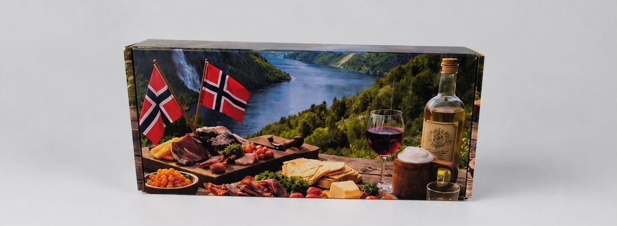 Gaveeske Norsk Tradisjon (27,5x11,5x5cm)