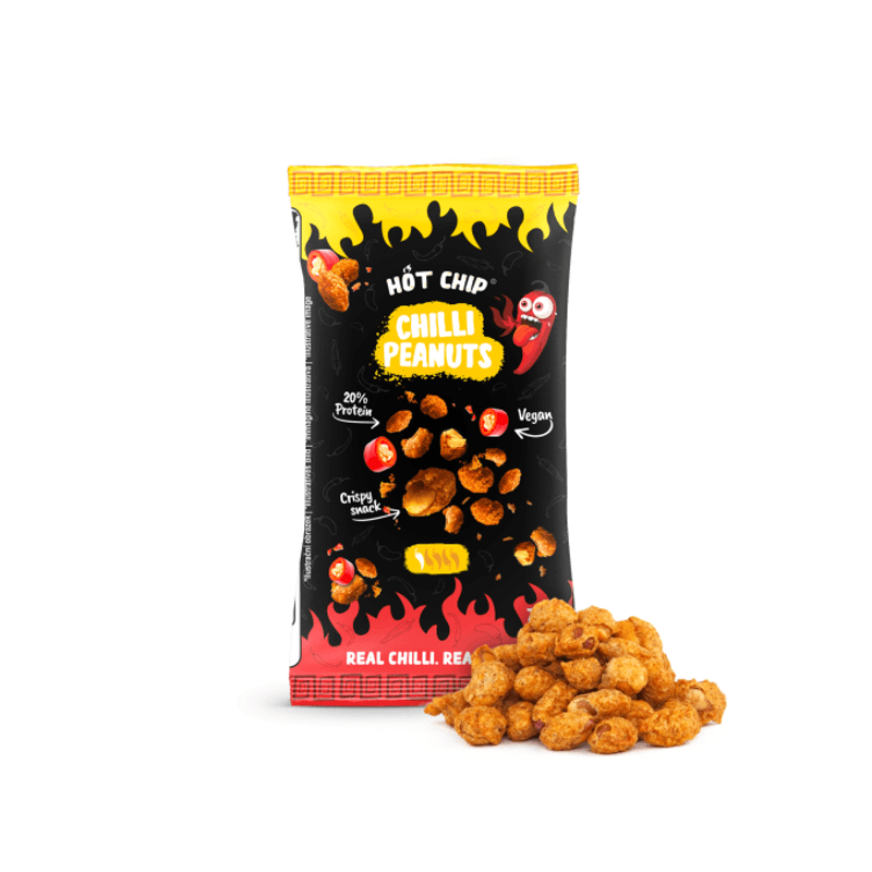 Sprø chilipeanøtter – 70g(16.07.26)