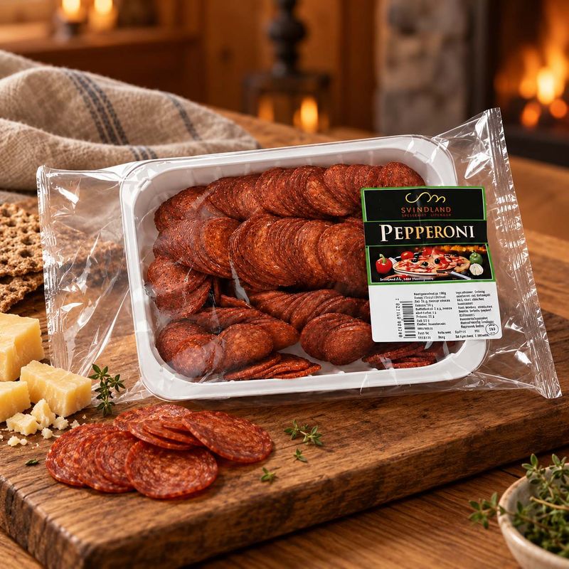 Pepperoni 500g oppskåret