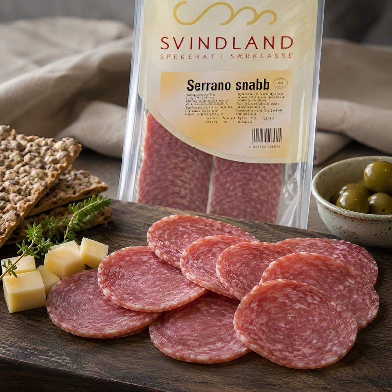 Serrano Snabb 70g oppskåret