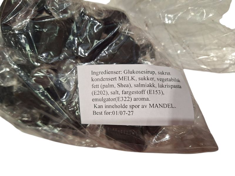 Verdens beste karameller - Salt lakris 400g