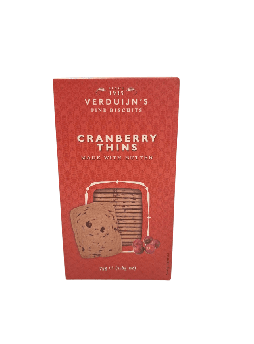 Verduijn's Crackers Tranebær75g